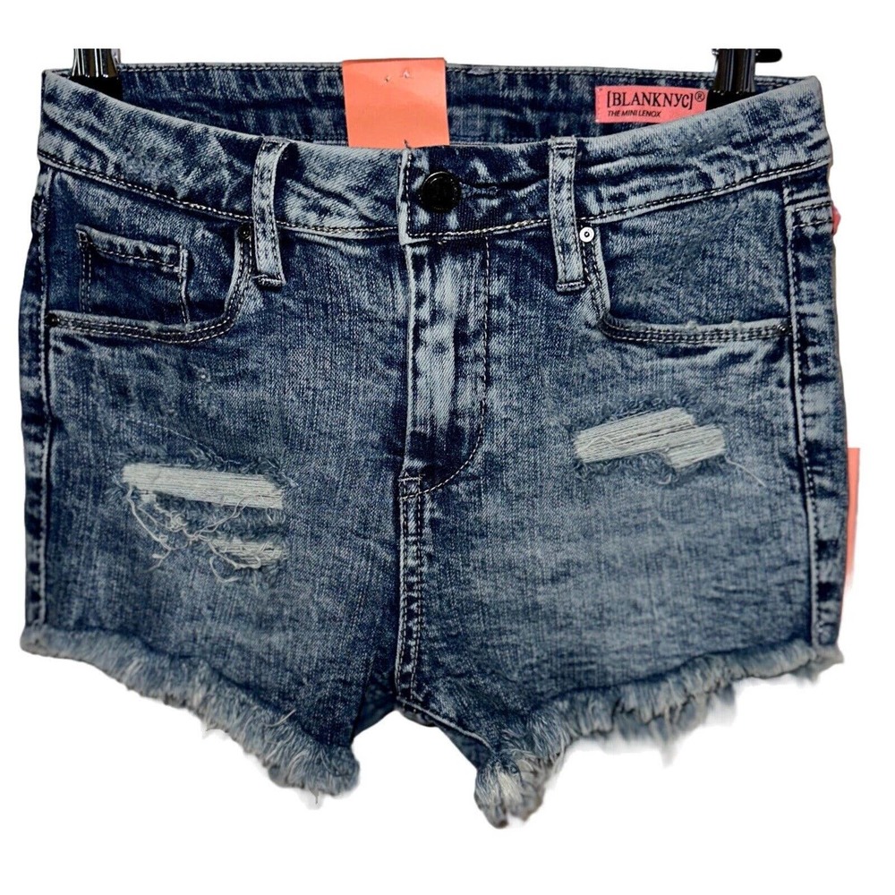 NEW BLANK NYC Girls Denim Shorts The Mini Lenox Size 14 *MSRP $40